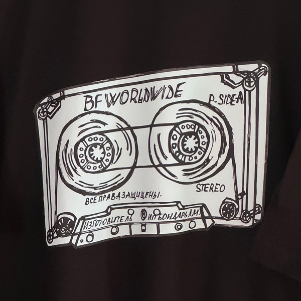 Оверсайз футболка BF WorldWide - Cassette 02291 - фото 2900