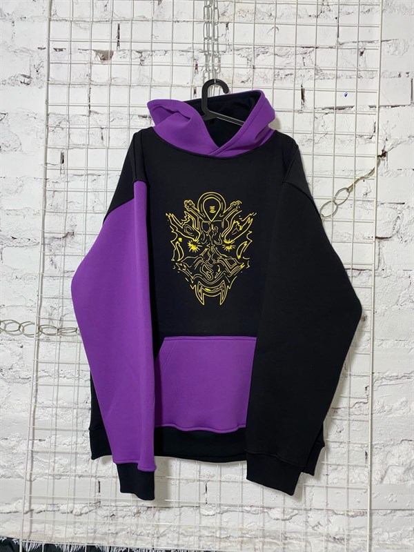 Худи BF WorldWide - Cyber Demon Purp 01228 - фото 3931