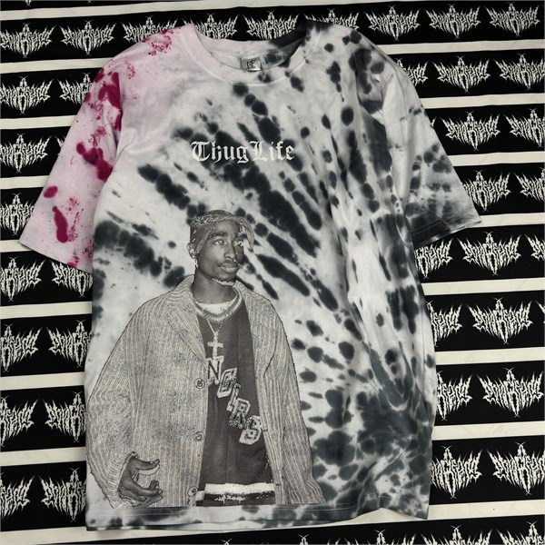 Оверсайз футболка  BF WorldWide - Tie Dye Thug Life 14204 - фото 6148