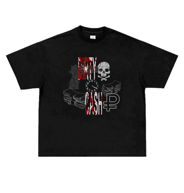 Оверсайз футболка  BF WorldWide - Dirty Cash 14239 - фото 6586