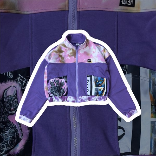 Худи BF WorldWide - Royal Tie Dye Cats 14334 - фото 7062