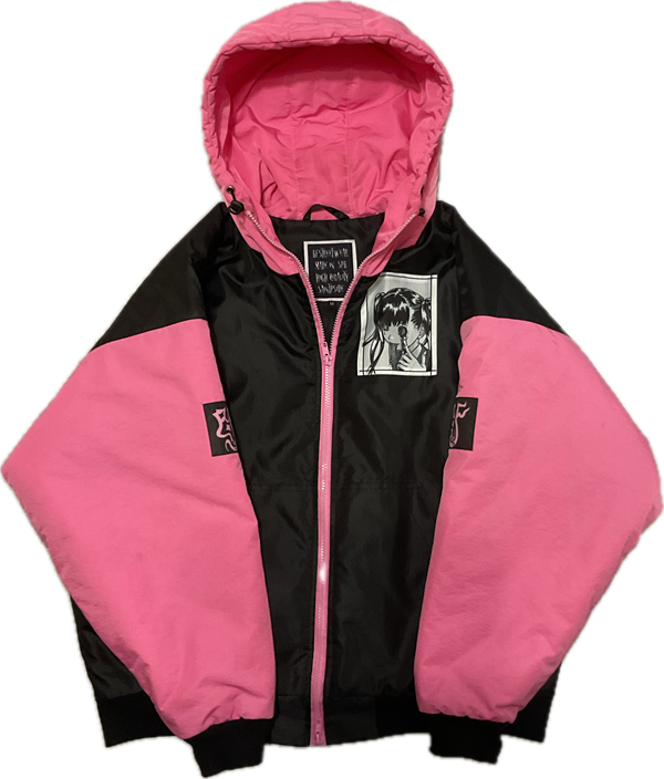 Бомбер WorldWide - Horror Anime Black/Rose 02078 - фото 7176