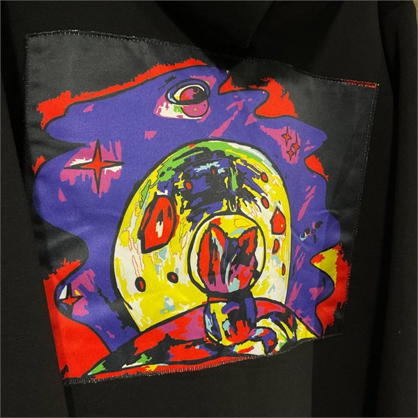 Oversize Hoodie BF CAT IN SPACE 14358 - фото 7216