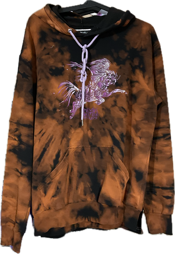 Худи оверсайз BF  Puple Horse 14362 - фото 7231