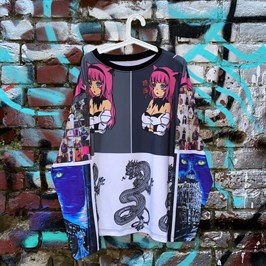 Лонгслив BF WorldWide - Print collage 01335