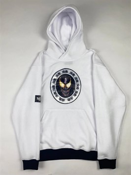 Флисовый Худи  BF WorldWide - Venom White 01875