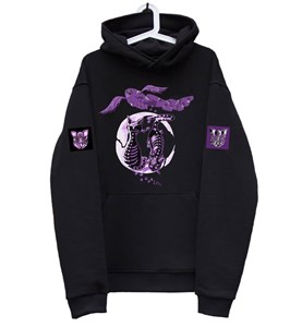 Худи BF WorldWide - Moon Cat Purple 14272