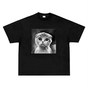Оверсайз футболка  BF WorldWide - Cat Mishka 14289