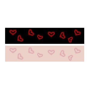 Шарф - Hearts Trible 14347