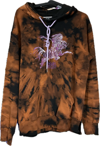 Худи оверсайз BF  Puple Horse 14362