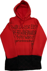 Удлиненное худи BF RED 012 14367