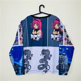 Лонгслив BF WorldWide - Print collage 01335 - фото 2773