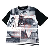 Оверсайз футболка BF WorldWide  - P SIDE Black 01852 - фото 3008