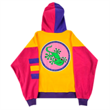 Флисовый оверсайз худи BF WorldWide - Bomb Zip Lizard 01850 - фото 3434