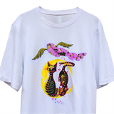 Футболка BF WorldWide -White Time travels Purp 02067 - фото 3663