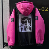 Куртка BF WORLDWIDE - Black/Pink Horror Anime 02380 - фото 4752