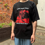 Оверсайз футболка BF WorldWide - Red Night 02284 - фото 4774